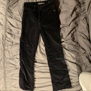 Abercrombie & Fitch Suede Flare Pants